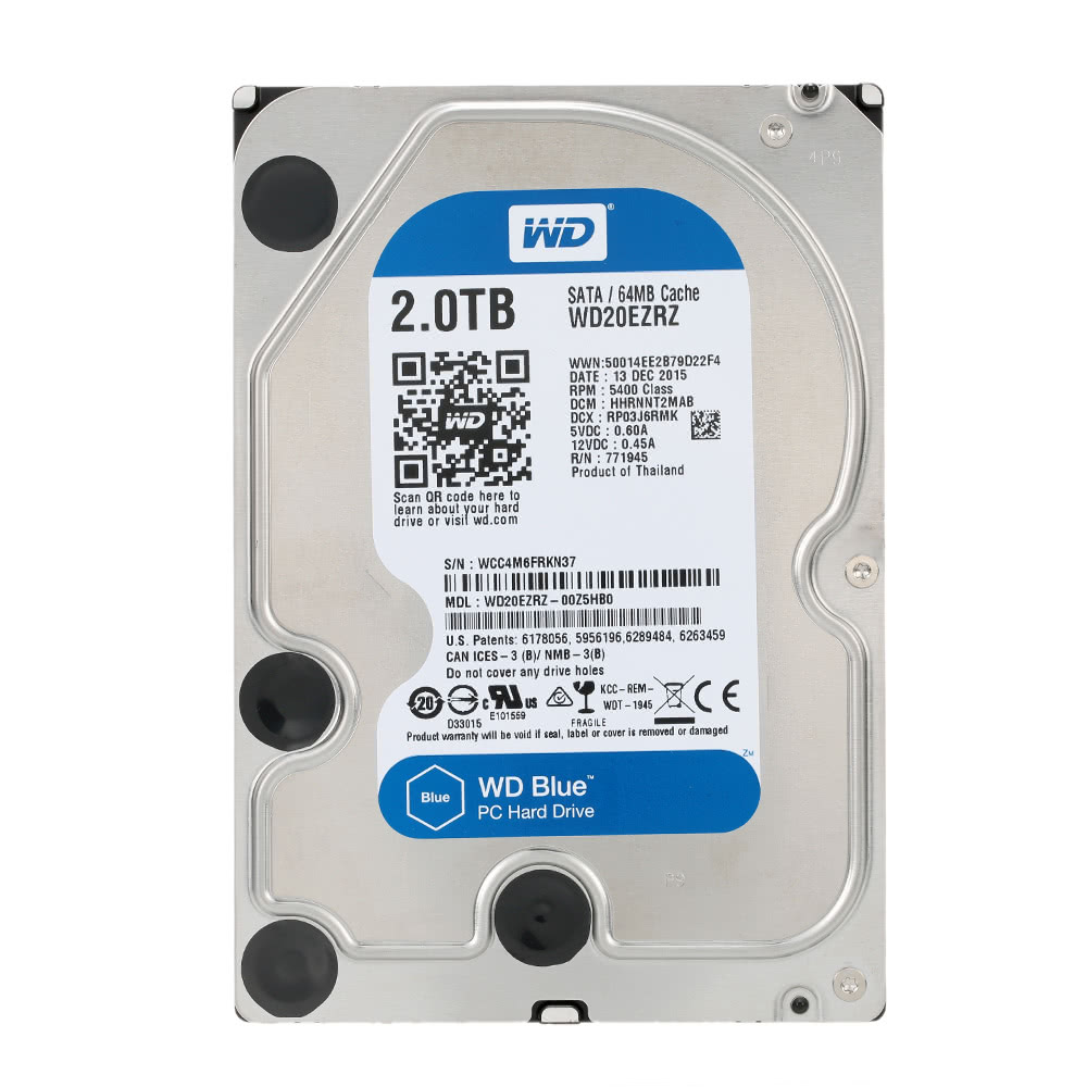 هارد دیسک WESTERN DIGITAL BLUE 2TB