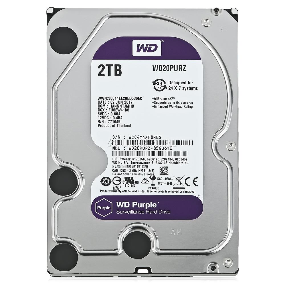 هارد دیسک WESTERN DIGITAL PURPLE 2TB