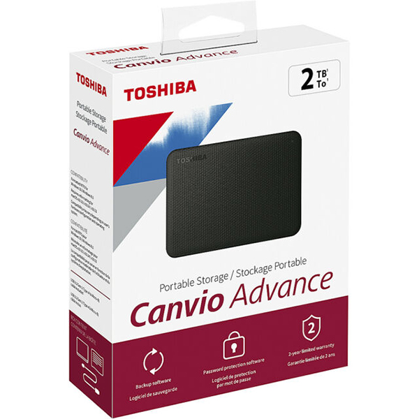 هارد اکسترنال TOSHIBA Canvio Advance 2TB 