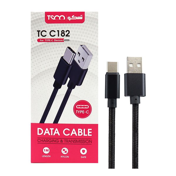 کابل شارژ اندروید Tsco مدل USB به TypeC
